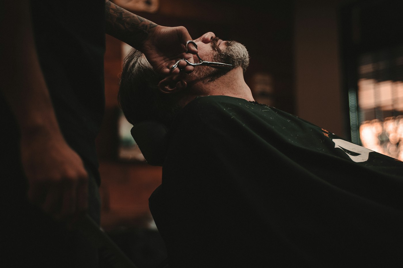 Barbiere al lavoro, anteprima del sito barbershop